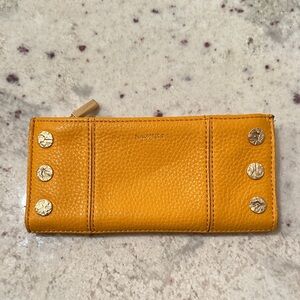 Hammitt Gold Yellow Leather Wallet